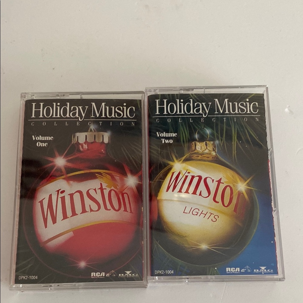 Winston Holiday Christmas Music Collection Cassette tape Set promo RCA vintage